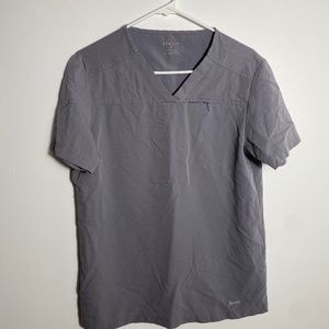 JAANUU MEN'S HIDDEN-POCKET TOP Size small in grey